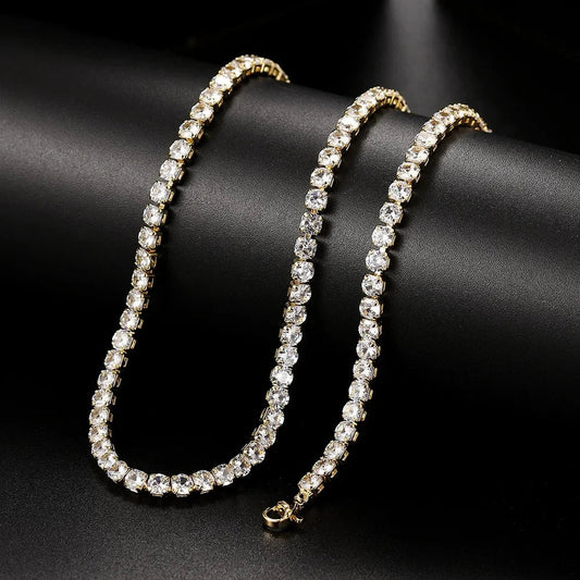 Classic Tennis Necklace – Sparkling Crystal Jewelry